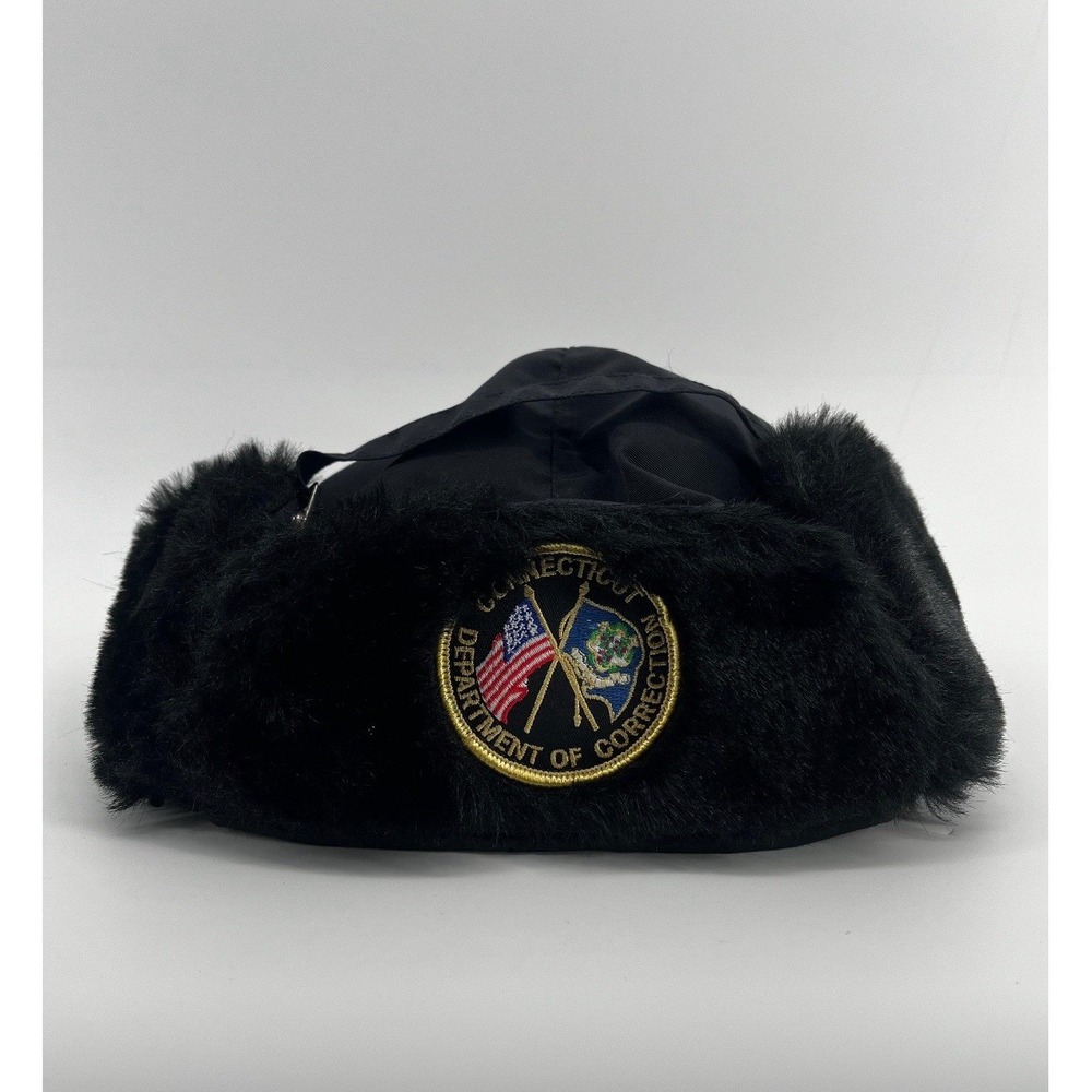 Blauer winter cap‎ ushanka Officer Connecticut Department Correction Black